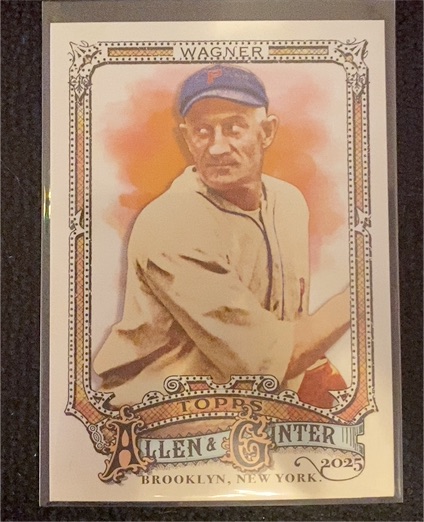 2025 Topps Allen & Ginter #319 Honus Wagner — front