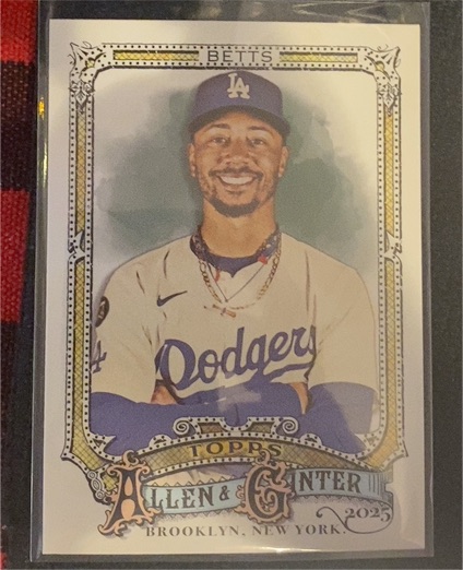 2025 Topps Allen & Ginter #80 Mookie Betts — front