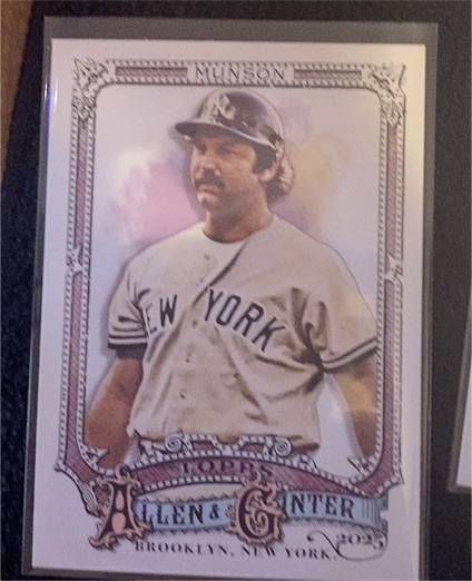 2025 Topps Allen & Ginter #160 Thurman Munson — front