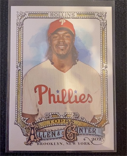 2025 Topps Allen & Ginter #159 Jimmy Rollins — front