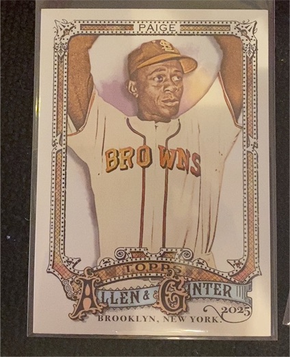 2025 Topps Allen & Ginter #57 Satchel Paige — front