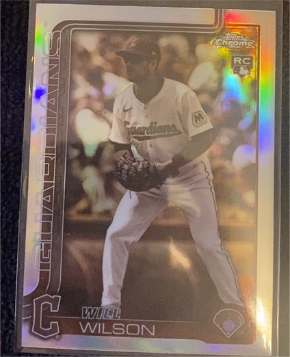 2025 Topps Chrome Update #USC187 Will Wilson — front