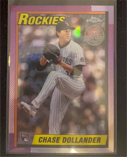2025 Topps Chrome Update #90CU-16 Chase Dollander — front