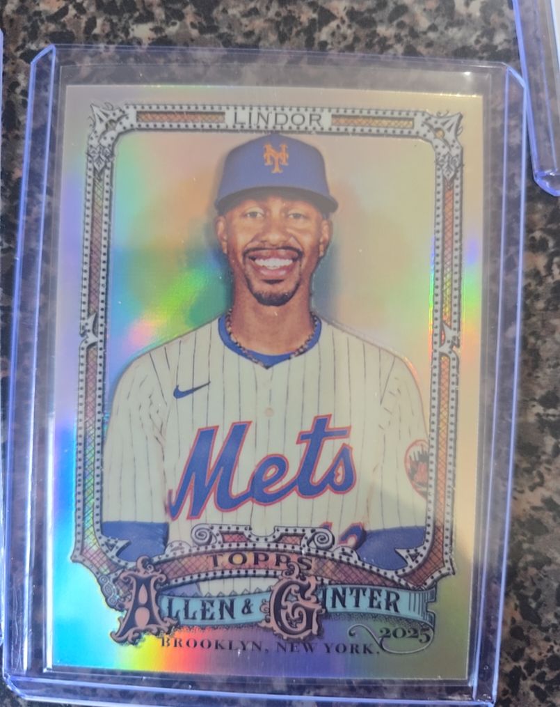 2025 Topps Allen & Ginter #110 Francisco Lindor — front