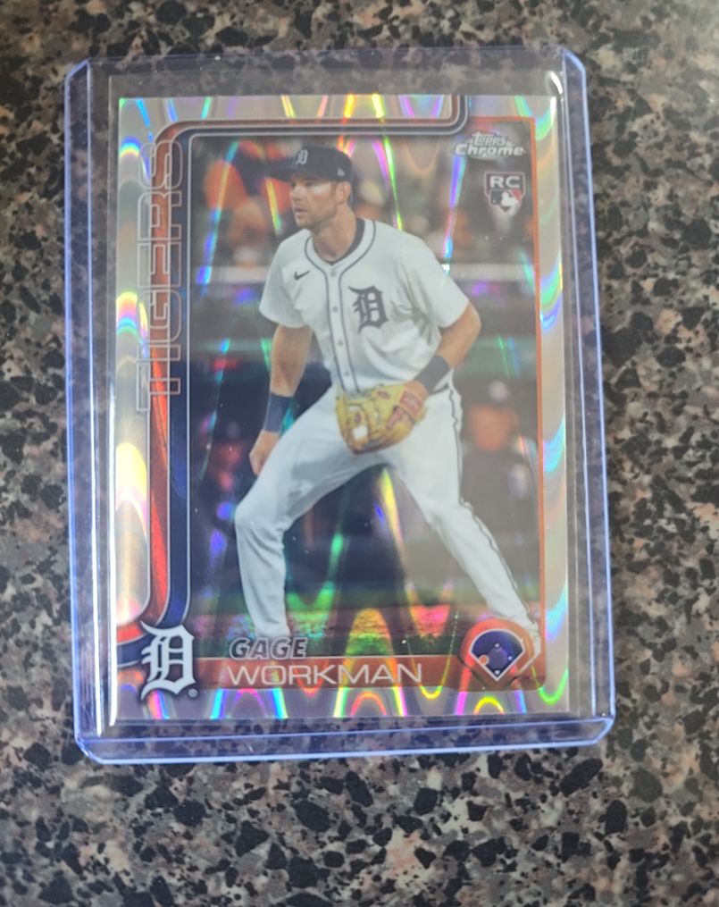 2025 Topps Chrome Update #USC21 Gage Workman — front