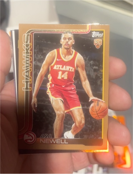 2025-26 Topps Basketball #223 Asa Newell — front