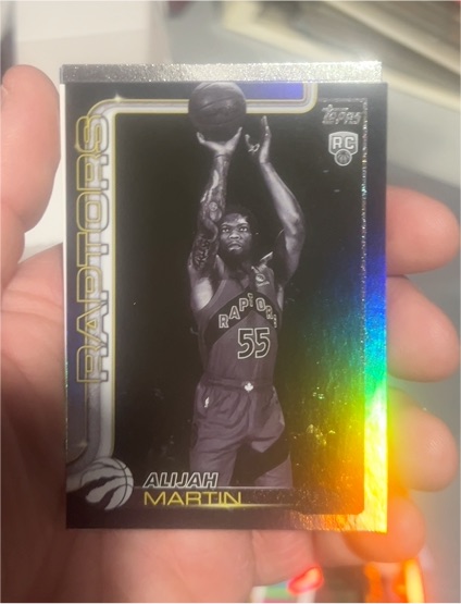 2025-26 Topps Blackout #240 Alijah Martin — front