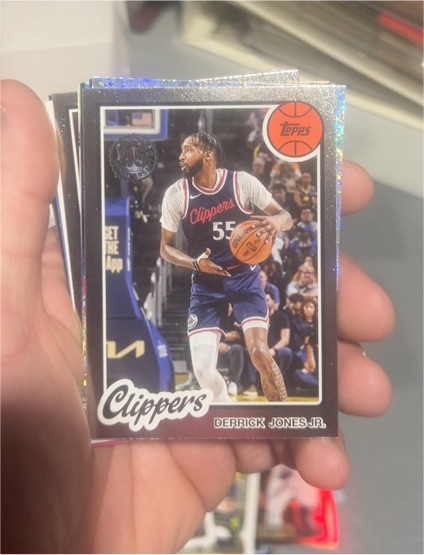 2025-26 Topps 1980-81 Topps Basketball #80BK-45 Derrick Jones Jr. — front