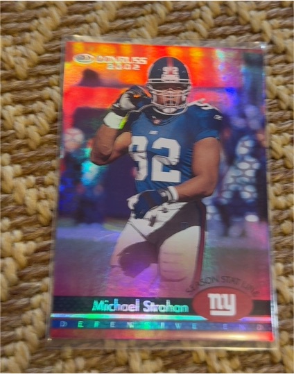2002 Donruss #126 Michael Strahan — front