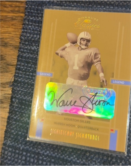 2005 Donruss Classics Significant Signatures Warren Moon — front