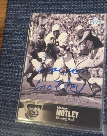 1997 Upper Deck Legends #53 Marion Motley — front