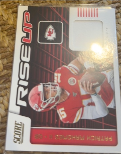 2020 Score Rise Up Jerseys #RU-PM Patrick Mahomes II — front