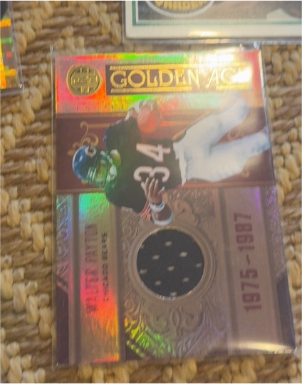2011 Panini Gold Standard Golden Age Relic Patch #7/25 Walter Payton — front