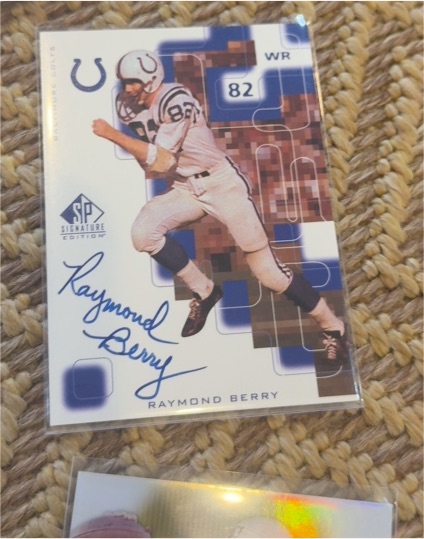 1999 Upper Deck SP Signature Edition #RY Raymond Berry — front