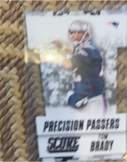 2015 Score #1 Tom Brady Precision Passers — front