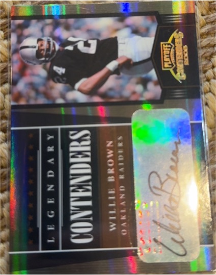 2006 Playoff Contenders Legendary Contenders #LC-7 Willie Brown — front