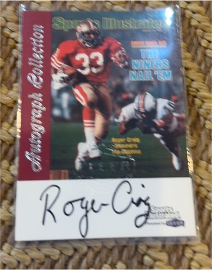 1999 Fleer Sports Illustrated Autograph Collection Roger Craig — front