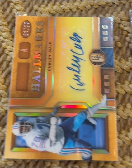 2021 Panini Gold Standard Hallmarks #HS-CC Curley Culp — front