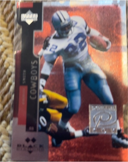 1998 Upper Deck Black Diamond Premium Cut #PC22 Emmitt Smith — front