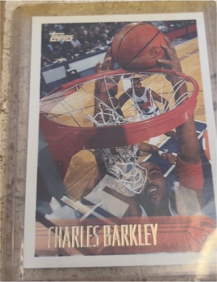 1996-97 Topps #34 Charles Barkley — front