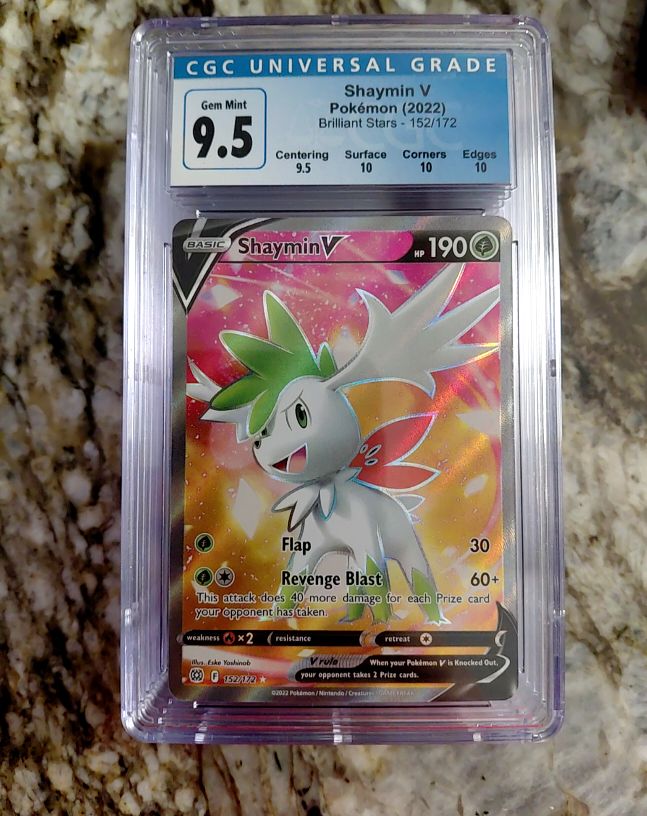 2022 Pokémon TCG Brilliant Stars #152 Shaymin V — front