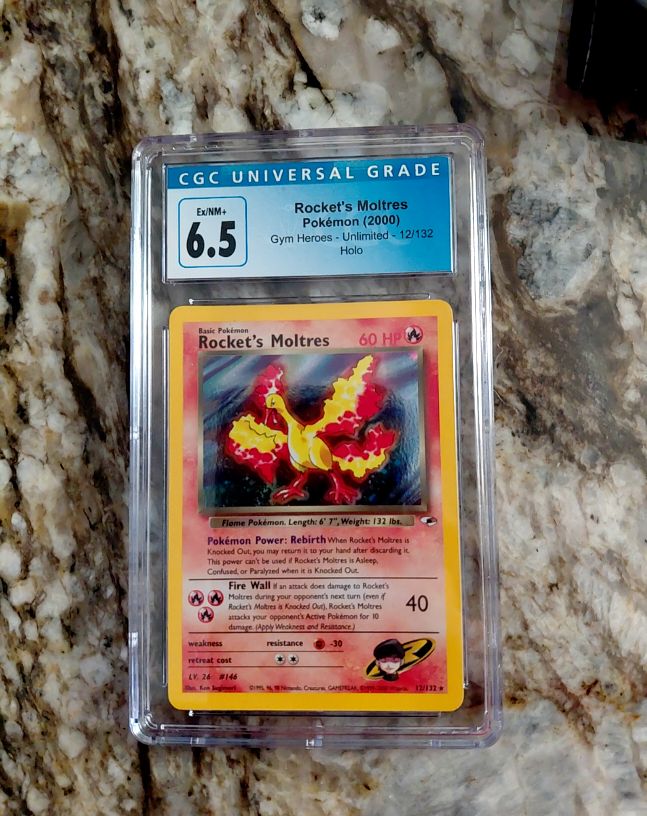 2000 Pokémon #12 Rocket's Moltres — front