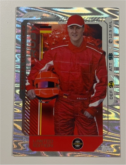 2025 Topps Turbo Attax Limited Edition Michael Schumacher — front