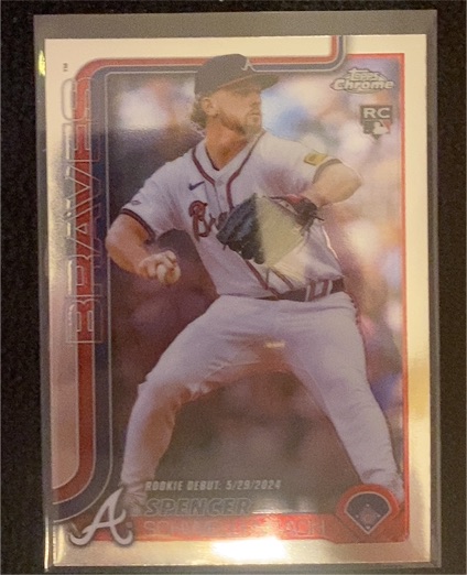2025 Topps Chrome Update #USC132 Spencer Schwellenbach — front