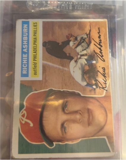 1956 Topps #120 Richie Ashburn — front