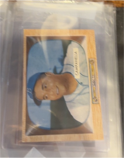 1955 Bowman #113 Bob Hall RC — front