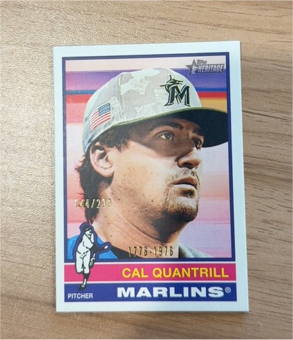 2025 Topps Heritage High Number #501 Cal Quantrill — front