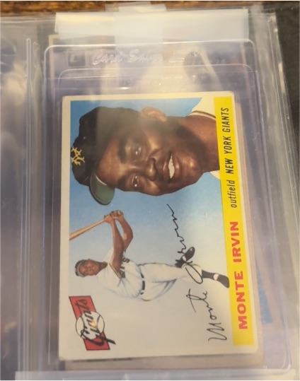 1955 Topps #100 Monte Irvin — front