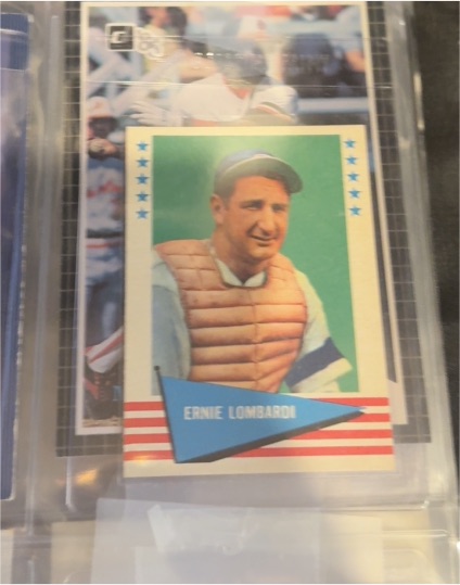 1961 Fleer #55 Ernie Lombardi — front