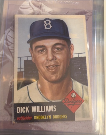 1953 Topps #125 Dick Williams — front