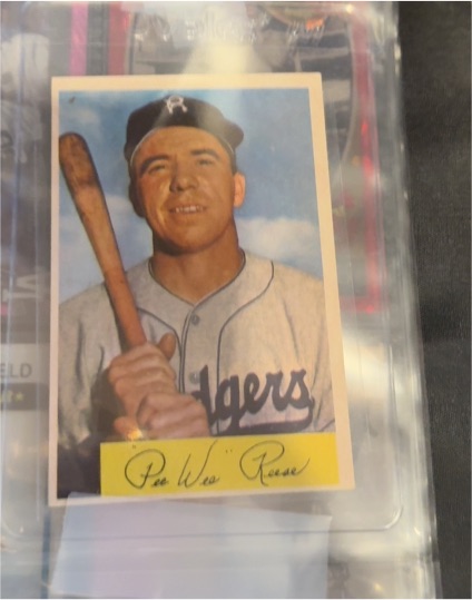 1954 Bowman #58 Pee Wee Reese — front
