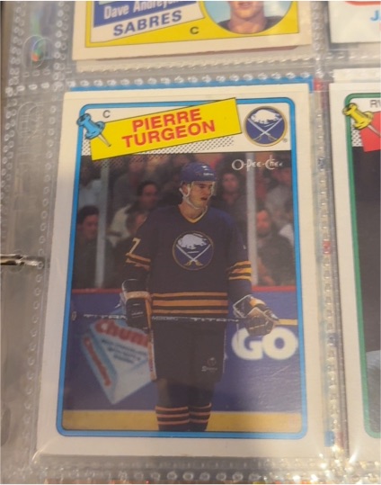 1988-89 O-Pee-Chee #194 Pierre Turgeon — front