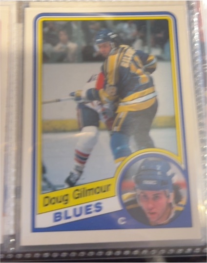 1984-85 O-Pee-Chee #185 Doug Gilmour Rookie — front