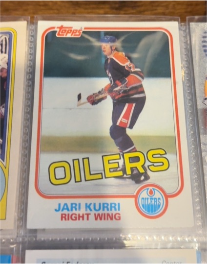 1981-82 Topps #18 Jari Kurri — front