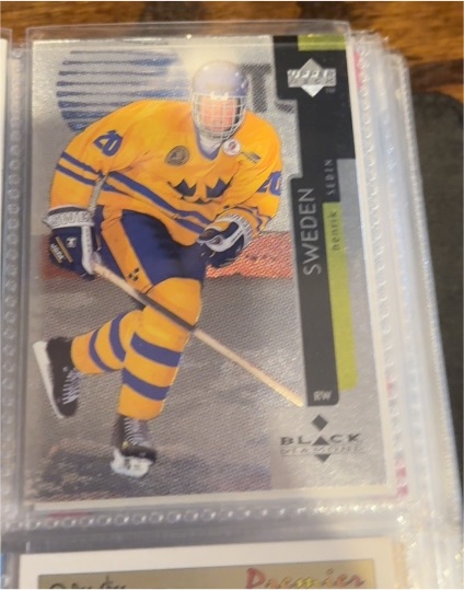 1997-98 Upper Deck Black Diamond #136 Henrik Sedin — front