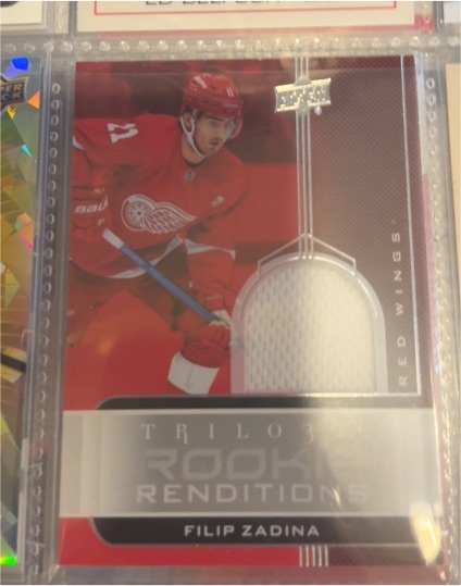 2019-20 Upper Deck Trilogy Rookie Renditions #RR-25 Filip Zadina — front