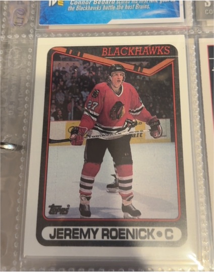 1990-91 Topps #7 Jeremy Roenick — front