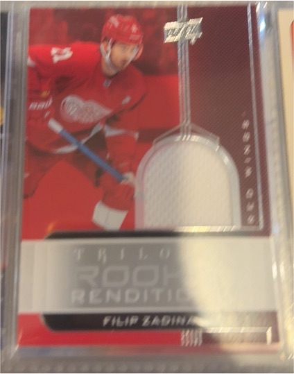2019-20 Upper Deck Trilogy Rookie Renditions RR-39 Filip Zadina — front