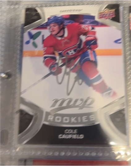 2021-22 Upper Deck MVP #243 Cole Caufield — front