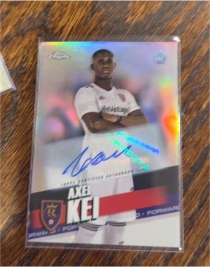 2022 Topps Chrome MLS #72 Axel Kei — front
