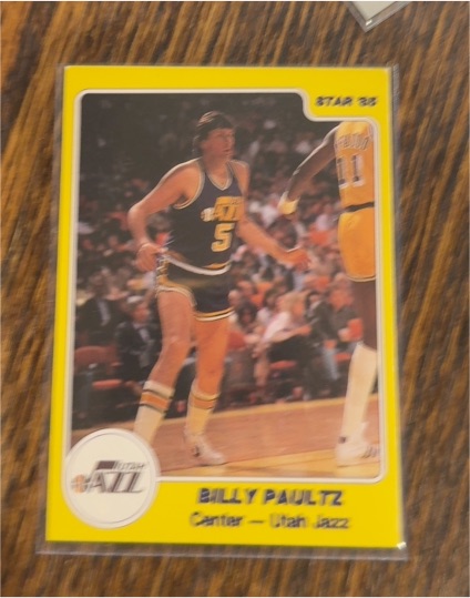 1983 Star #5 Billy Paultz — front