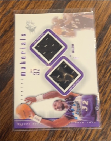 2000-01 SPx Winning Materials #CM1 Chris Mihm — front