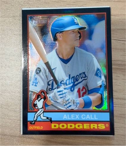 2025 Topps Heritage High Number #577 Alex Call — front