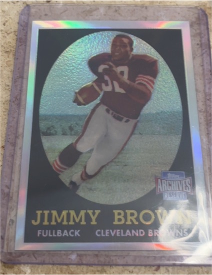 2001 Topps Archives Reserve #62 Jim Brown — front