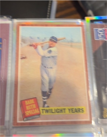 1962 Topps #141 Babe Ruth Twilight Years — front