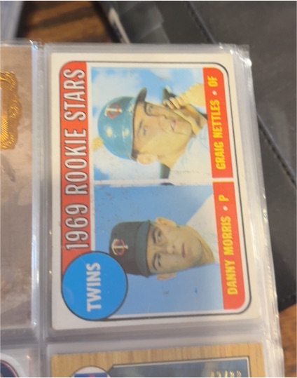 1969 Topps #99 Craig Nettles/Danny Morris Rookie Stars — front